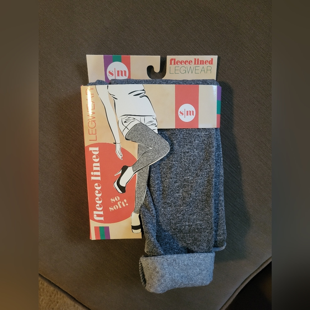 s/m Fleece Lined Leggings - Charcoal